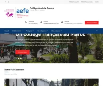 Anatolefrance.org(établissement) Screenshot