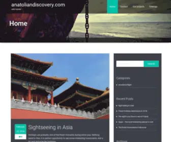 Anatoliandiscovery.com(Safe travels) Screenshot