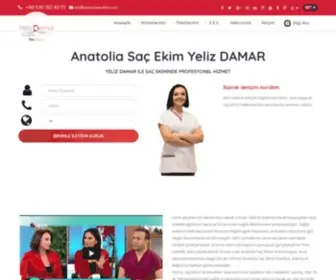 Anatoliasacekim.com(Anatolia Saç Ekim Yeliz DAMAR) Screenshot