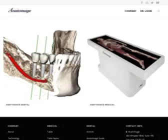 Anatomage.com(3D Anatomy Software and Hardware) Screenshot