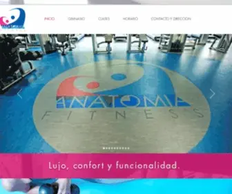 Anatomiafitness.com.ve(Anatomia Fitness) Screenshot