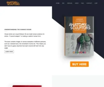 Anatomy4Sculptors.com(Our mission) Screenshot