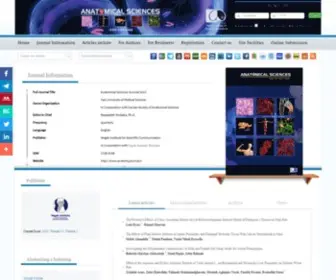 Anatomyjournal.ir(Anatomical Sciences Journal) Screenshot