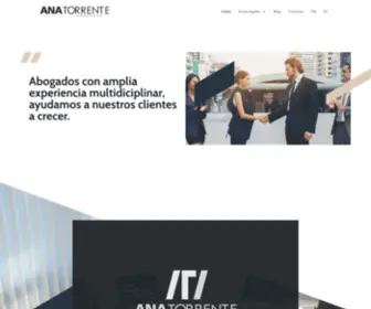 Anatorrenteabogados.com(Ana Torrente) Screenshot