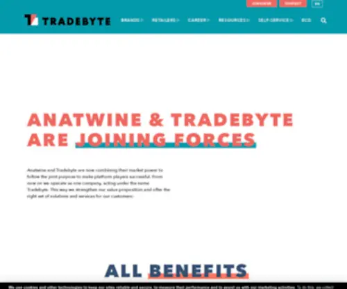 Anatwine.com(Anatwine becomes Tradebyte UK) Screenshot