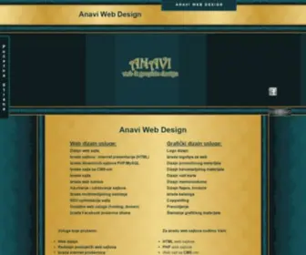 Anavi.in.rs(Anavi Web Design) Screenshot