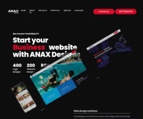 AnaxDesigns.com(AnaxDesigns) Screenshot