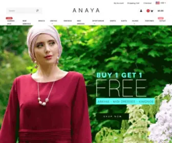 Anayaclothing.com(Anaya Clothing) Screenshot