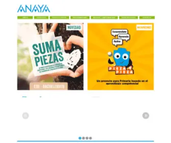 Anayaeducacion.com(Anaya Educación) Screenshot