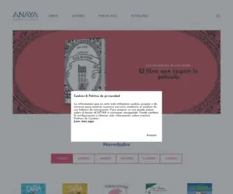 Anayainfantilyjuvenil.es(Anaya Infantil y juvenil) Screenshot