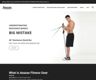 Anazaofitnessgear.com(Anazao Fitness Gear) Screenshot