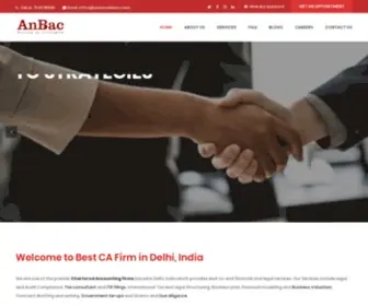 Anbacadvisors.com(CA Firm) Screenshot