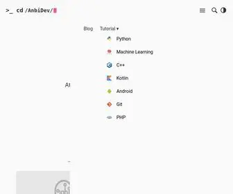 Anbidev.com(AnbiDev) Screenshot