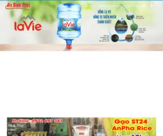 Anbinhphat.com(Nhà phân phối gạo nước uống sỉ và lẻ tại TPHCM) Screenshot