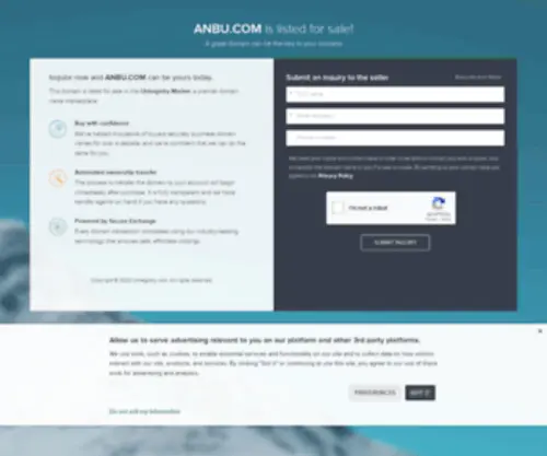 Anbu.com(Contact us for any business inquiries) Screenshot