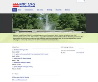 ANC3G.org(Advisory Neighborhood Commission) Screenshot