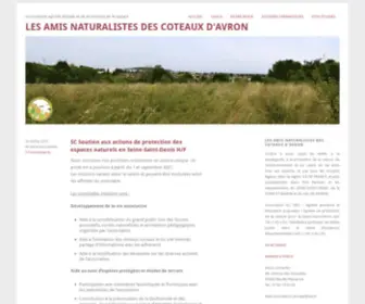 Anca-Association.org(Les Amis Naturalistes des Coteaux d'Avron LES AMIS NATURALISTES DES COTEAUX D'AVRON) Screenshot