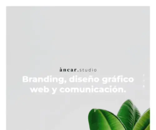 Ancar.studio(Branding, diseño gráfico, web y comunicación) Screenshot