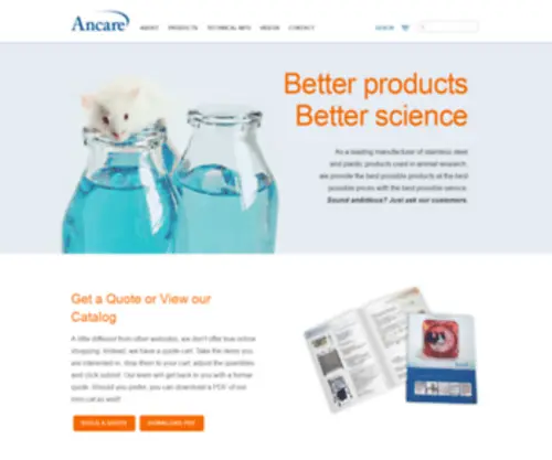 Ancare.com(Better Products) Screenshot