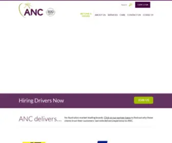 AnCDelivers.com.au(Home Delivery & Corporate Delivery Fleet Services Australia) Screenshot