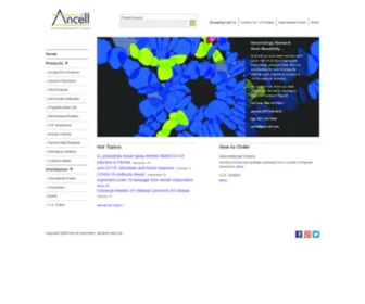Ancell.com(Ancell Corporation) Screenshot