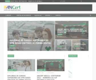 Ancertbrasil.org.br(ANCert) Screenshot