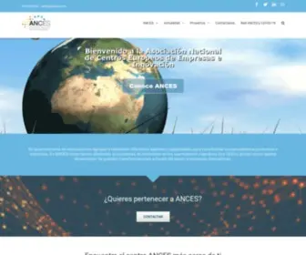 Ances.com(ANCES, Asociación Nacional de CEEIs) Screenshot