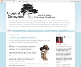Ancestraldiscoveries.com(Ancestral Discoveries) Screenshot