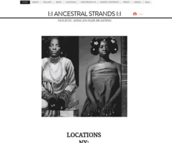 Ancestralstrands.com(HOME) Screenshot