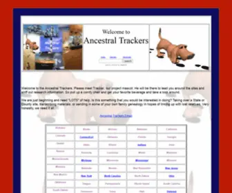 Ancestraltrackers.org(Ancestral Trackers Genealogy Project) Screenshot