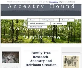 Ancestry-Hound.com(Family Tree Research) Screenshot