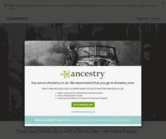 Ancestry.co.uk(Ancestry®) Screenshot