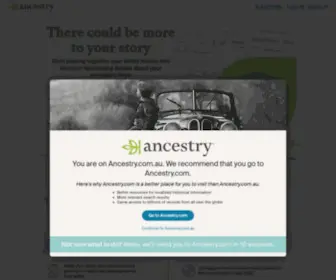 Ancestry.com.au(Ancestry®) Screenshot