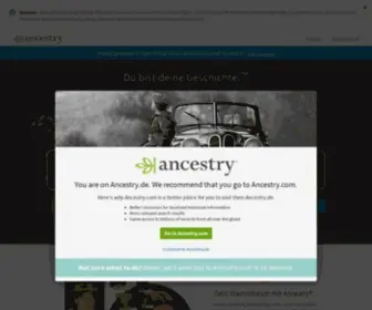 Ancestry.de(Ancestry®) Screenshot