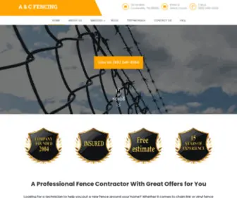 AncFencing.com(A & C Fencing) Screenshot