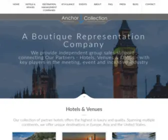 Anchor-Collection.com(A Boutique Representation company) Screenshot