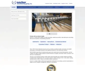 Anchor-MFG.com(Anchor Manufacturing Group Anchor Manufacturing Group) Screenshot