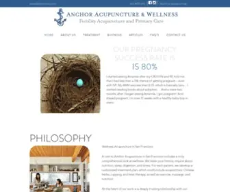 Anchoracu.com(San Francisco Acupuncture Treatment Near Me) Screenshot