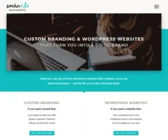 Anchoradesign.com(Custom Branding & Websites) Screenshot