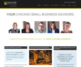 Anchoradvisors.com(Small Business Consulting Chicago) Screenshot