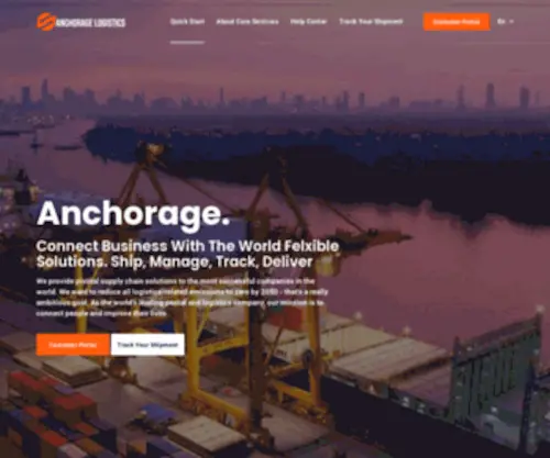 Anchoragelogistics.com(Anchorage Logistics Group LLC) Screenshot