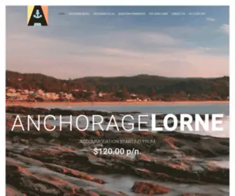 Anchoragelorne.com.au(Anchorage Lorne Accommodation) Screenshot