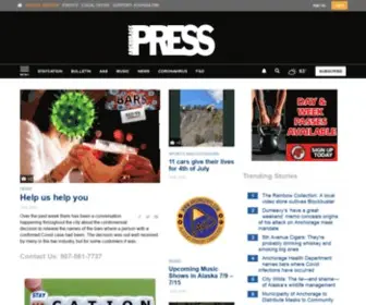 Anchoragepress.com(Anchorage's Weekly Newspaper) Screenshot