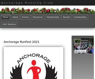 Anchoragerunningclub.org(Anchorage Running Club) Screenshot