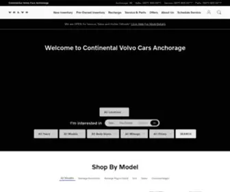 Anchoragevolvocars.com(Continental Volvo Cars Anchorage) Screenshot