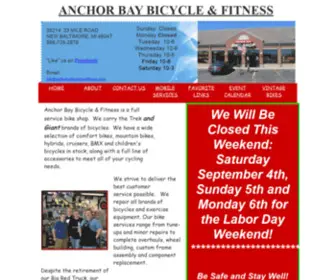 Anchorbaybicycleandfitness.com(Anchor Bay Bicycle and Fitness) Screenshot