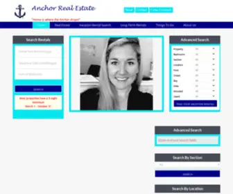 Anchorbythebay.com(Anchor Real Estate) Screenshot