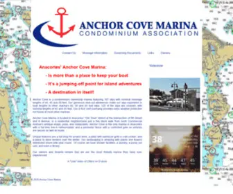 Anchorcovemarina.com(Anacortes' Anchor Cove Marina) Screenshot