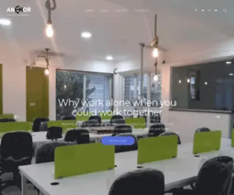 Anchorcoworkingspace.com(Coworking space in Baner) Screenshot