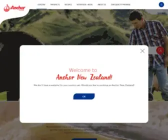 Anchordairy.com(Anchor Home) Screenshot